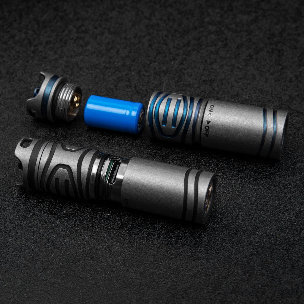 Titanium Alloy Mini LED Flashlight Portable Outdoor-3