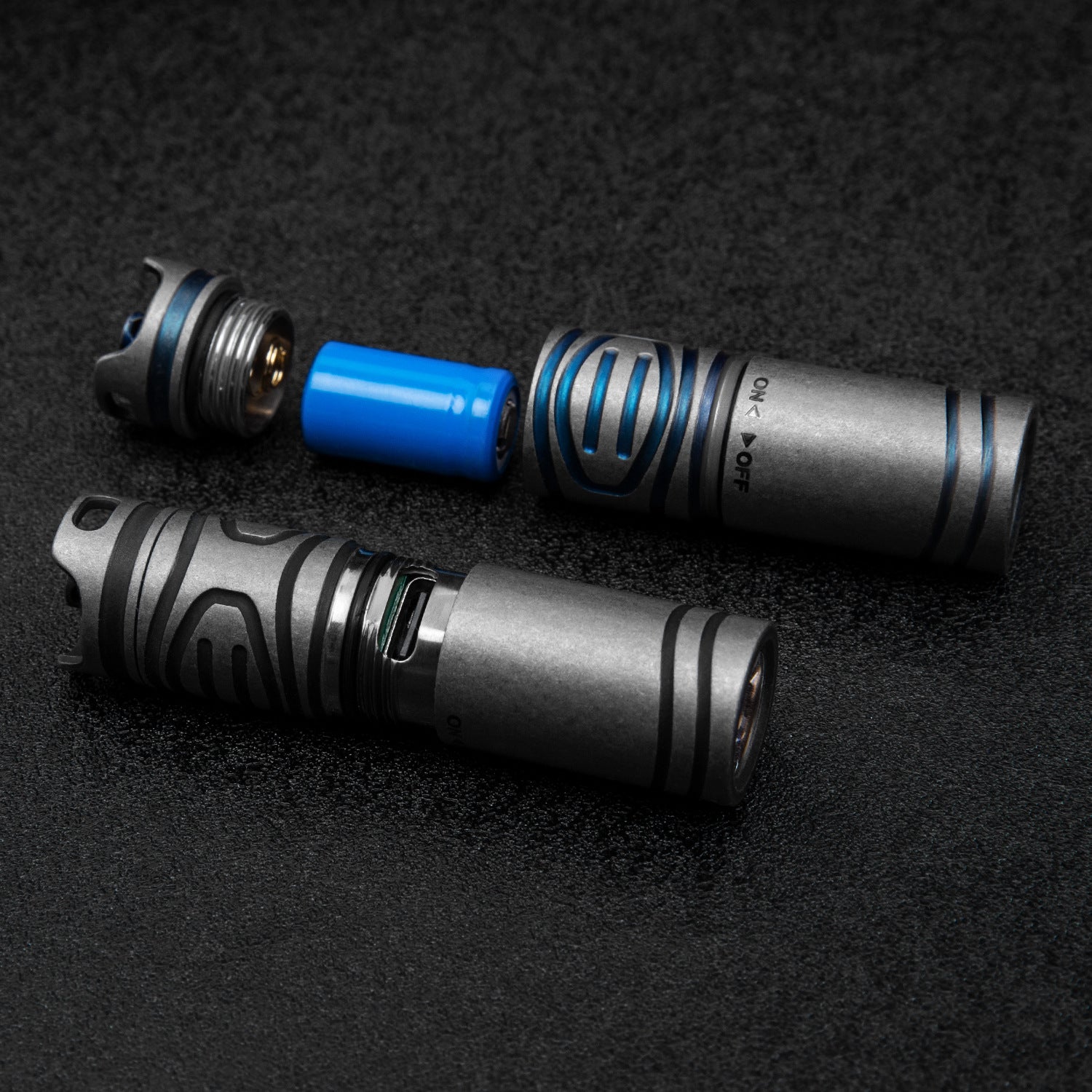 Titanium Alloy Mini LED Flashlight Portable Outdoor-3