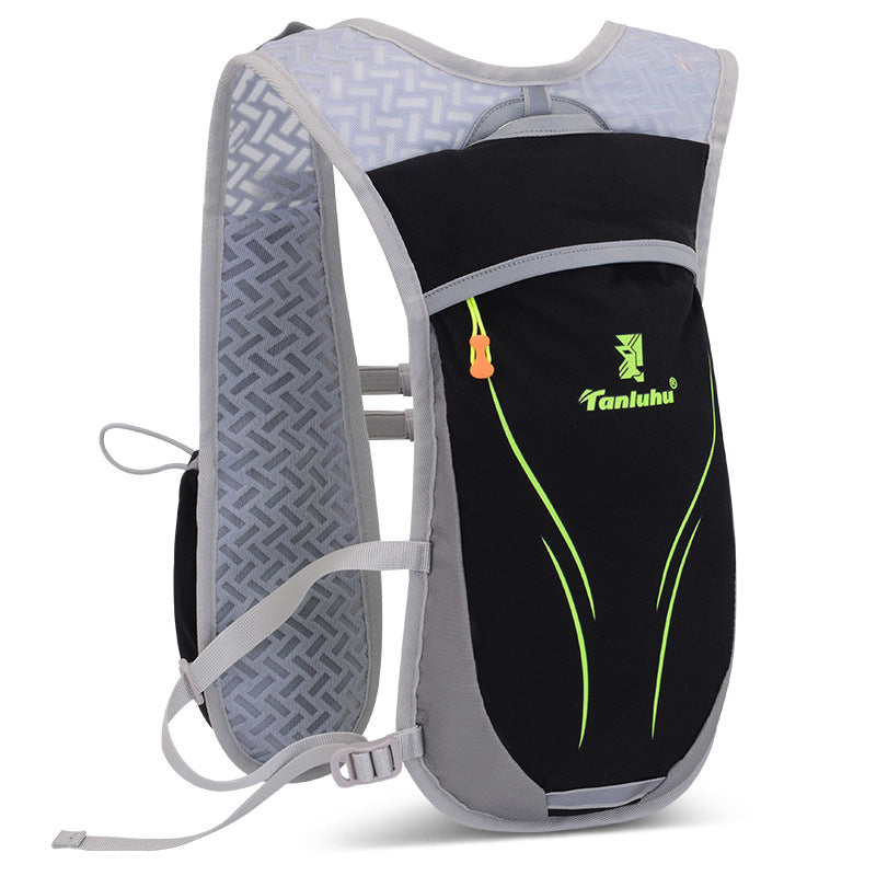 Men Women Running Marathon Hydration Nylon Backpack-0