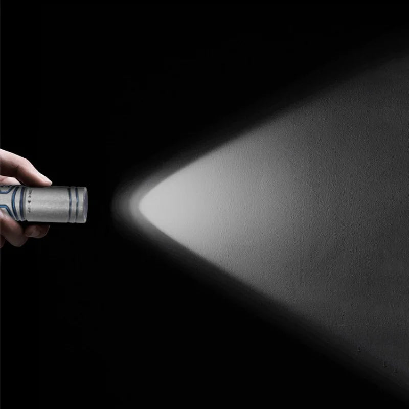 Titanium Alloy Mini LED Flashlight Portable Outdoor-0