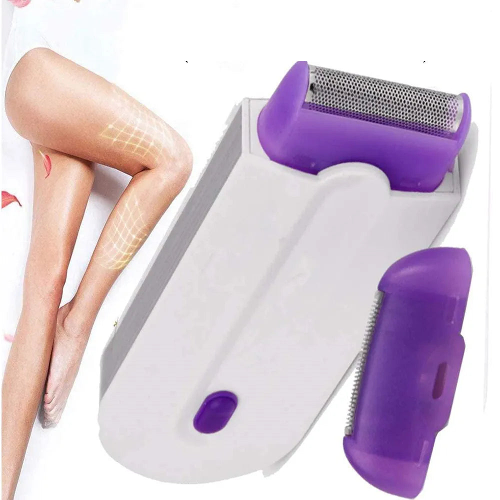 Vibe Geeks USB Rechargeable Epilator Laser Hair Remover for Face and Body-0