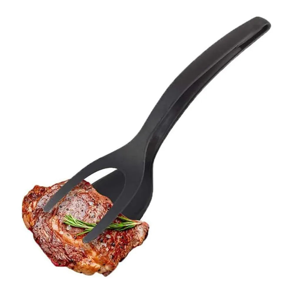 Vibe Geeks Nylon Heat Resistant Spatula Flipper Tong for Cooking-0