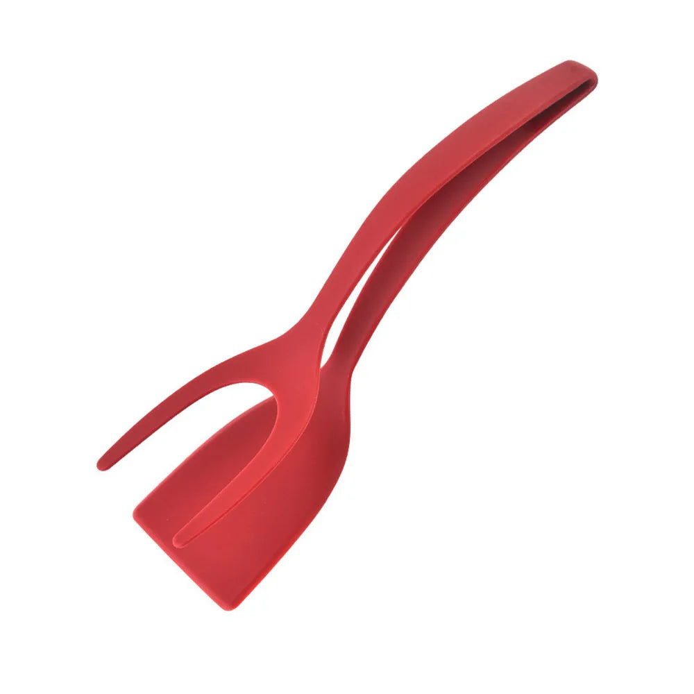 Vibe Geeks Nylon Heat Resistant Spatula Flipper Tong for Cooking-3