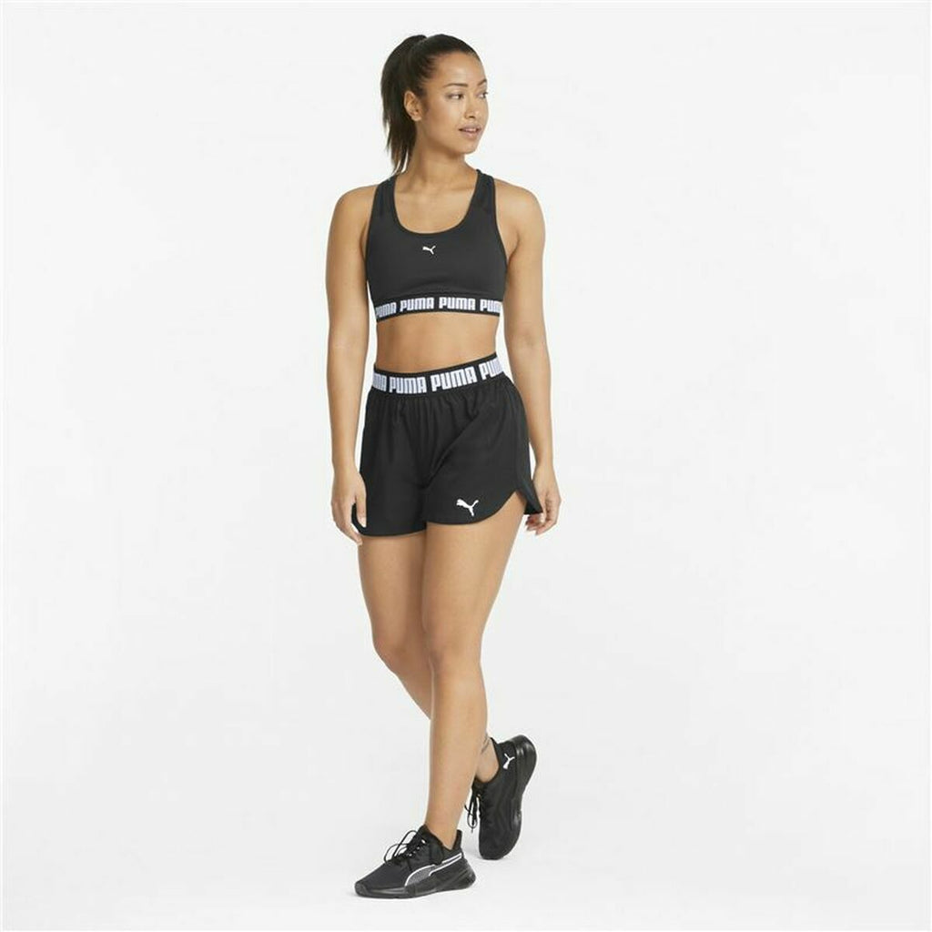 Sports Shorts for Women Puma Train Strong Woven Black-15