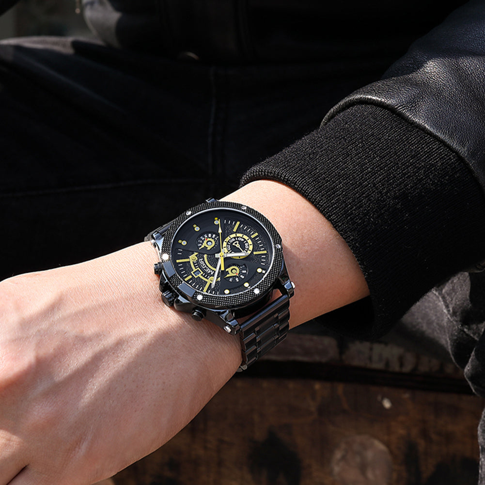 MEGIR Men's Business Watch Top Brand Luxury Quartz Wristwatch Fashion Waterproof Man Military Clock Calendar Reloj Hombre 2216