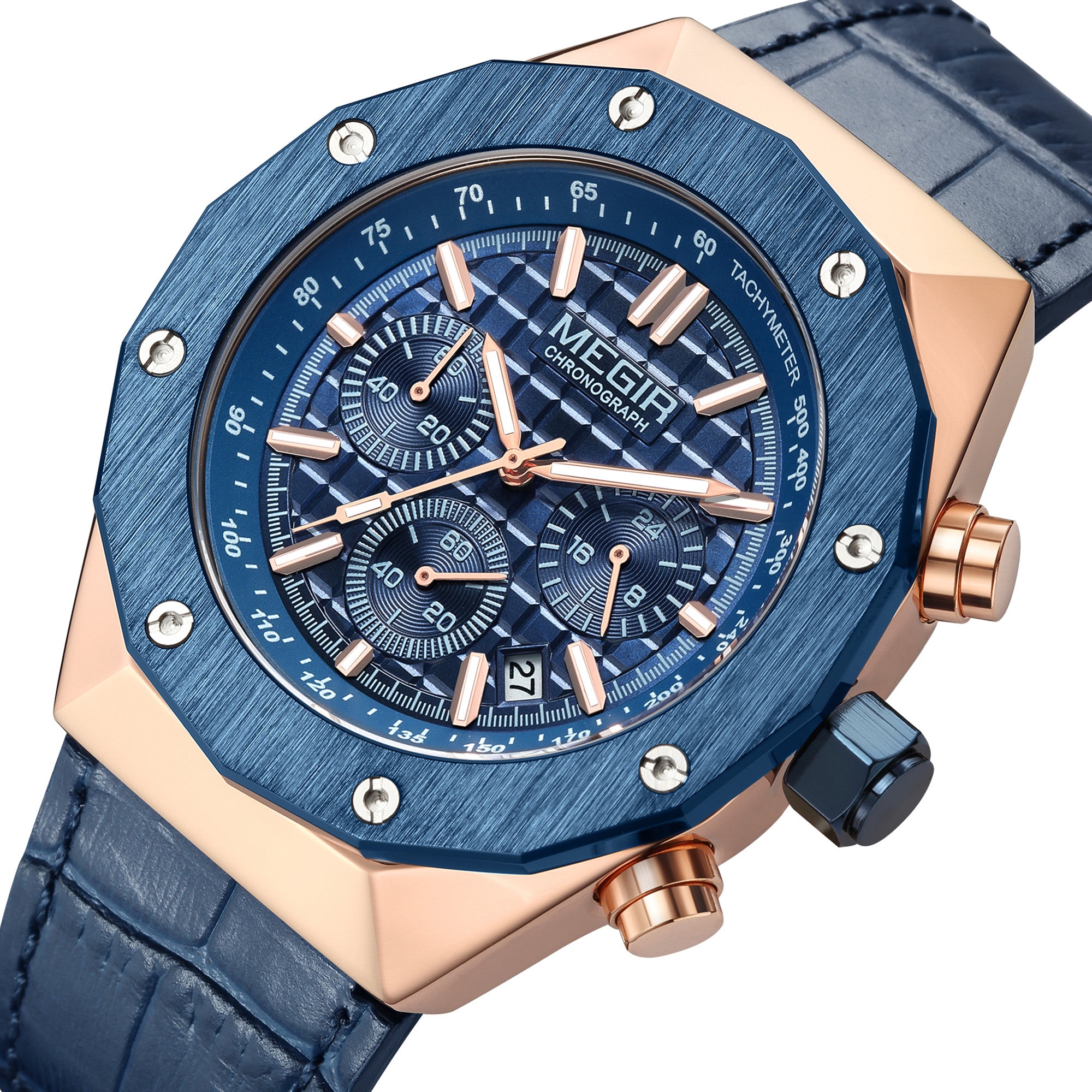 MEGIR Relogio Masculino Luxury Business Men Watches Fashion Military Watch Date Luminous Casual Quartz Wristwatch Man Clock 2213