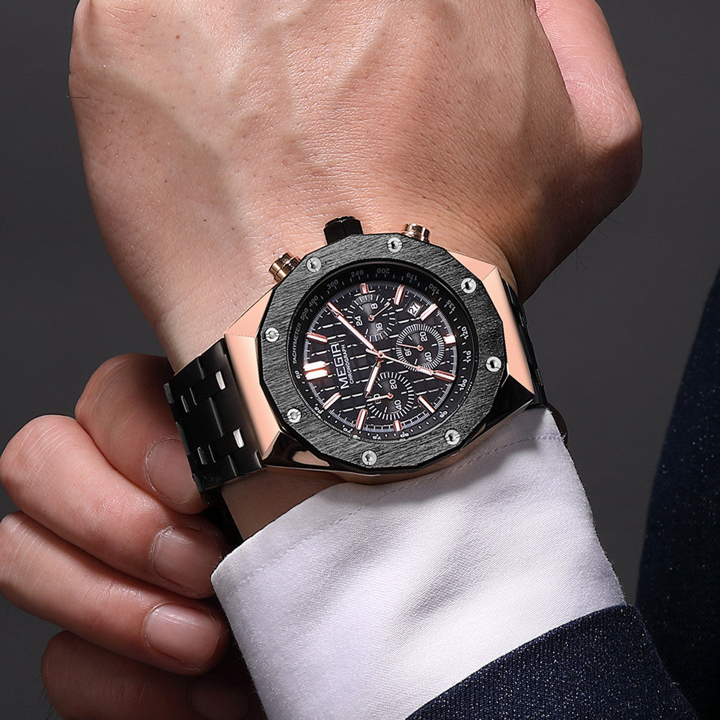 MEGIR Relogio Masculino Luxury Business Men Watches Fashion Military Watch Date Luminous Casual Quartz Wristwatch Man Clock 2213