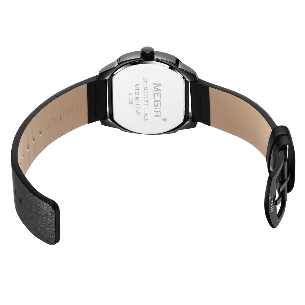 MEGIR Fashion Mens Watches Top Luxury Sport Military Watch Calendar Luminous Quartz Casual Man Wristwatch Clock Montre Homme