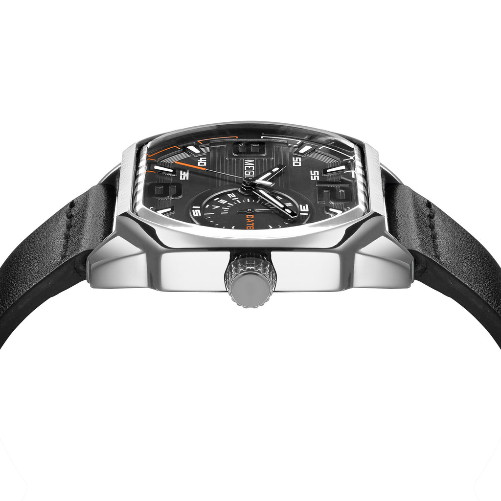 MEGIR Fashion Mens Watches Top Luxury Sport Military Watch Calendar Luminous Quartz Casual Man Wristwatch Clock Montre Homme