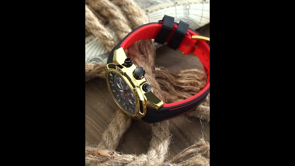 MEGIR Fashion Sports Watches for Mens Luxury Quartz Casual Wristwatch Relogio Masculino Man Chronograph Silicone Strap Clock