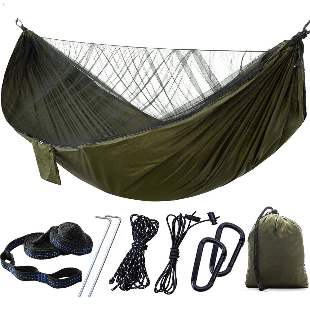 Camping Hammock Double & Single Portable Hammocks Camping Accessories for Outdoor, Indoor, Backpacking-0