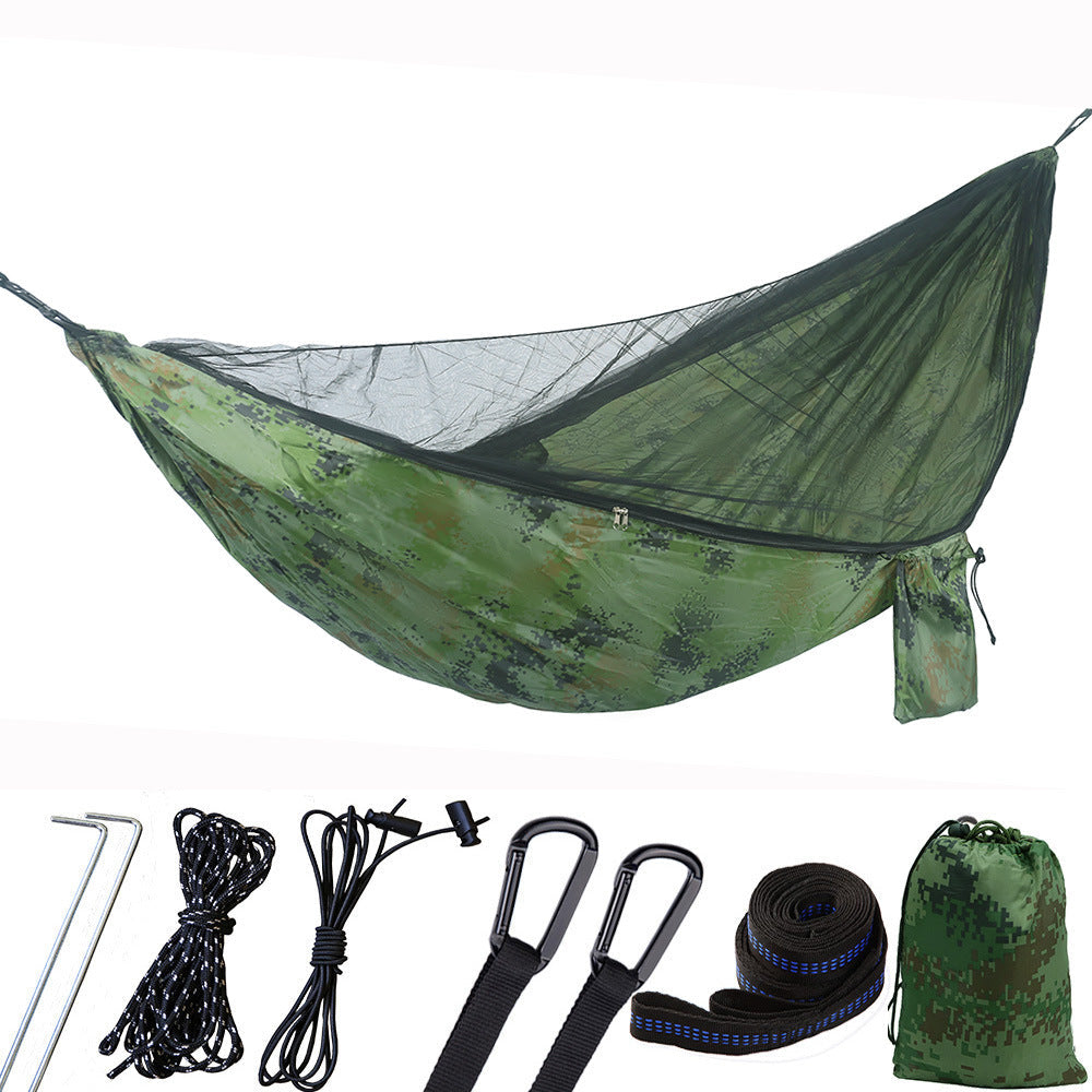 Camping Hammock Double & Single Portable Hammocks Camping Accessories for Outdoor, Indoor, Backpacking-2