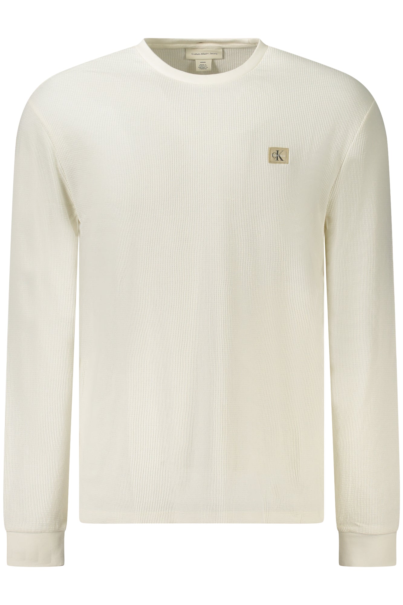 CALVIN KLEIN MEN'S WHITE SWEATER