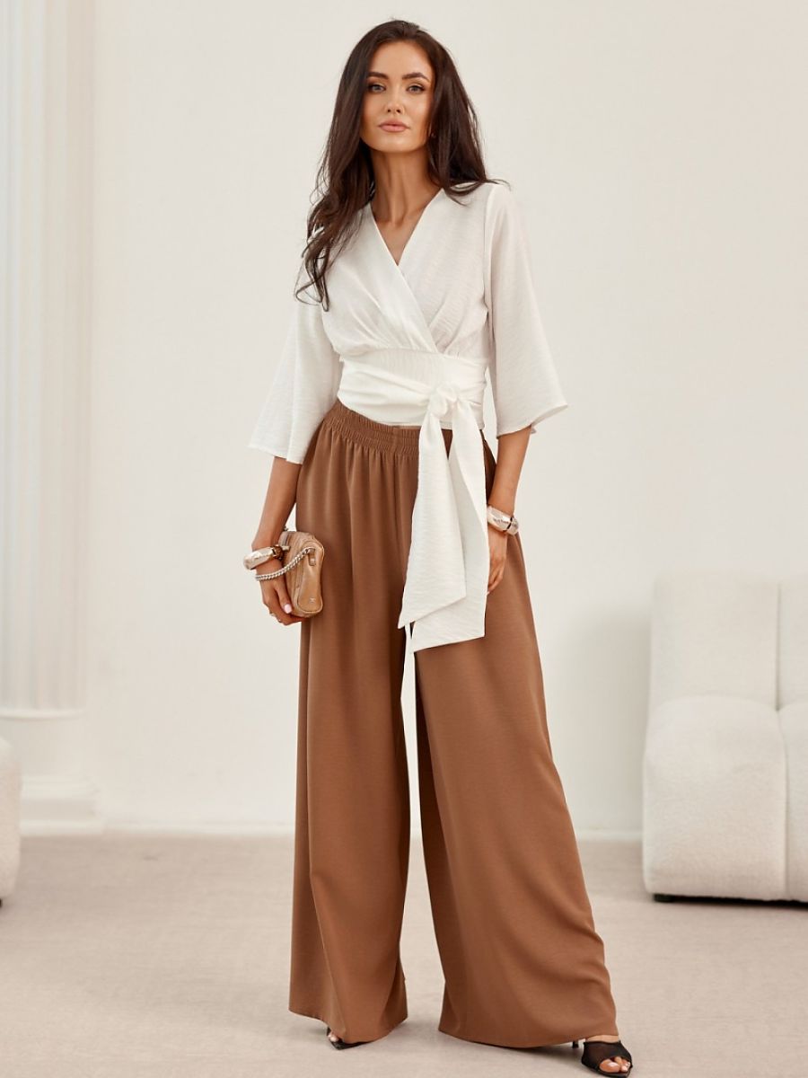 Women trousers model 214532 Roco Fashion-0