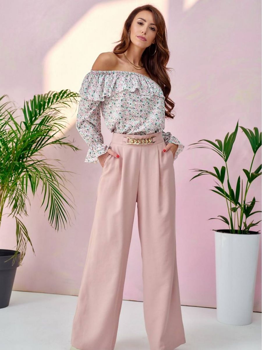 Women trousers model 182631 Roco Fashion-0