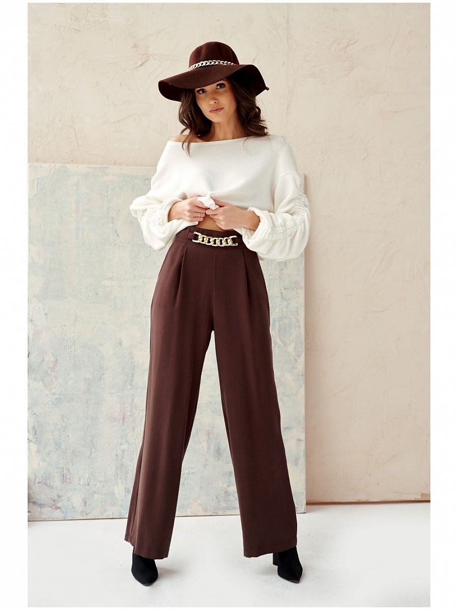Women trousers model 182634 Roco Fashion-0