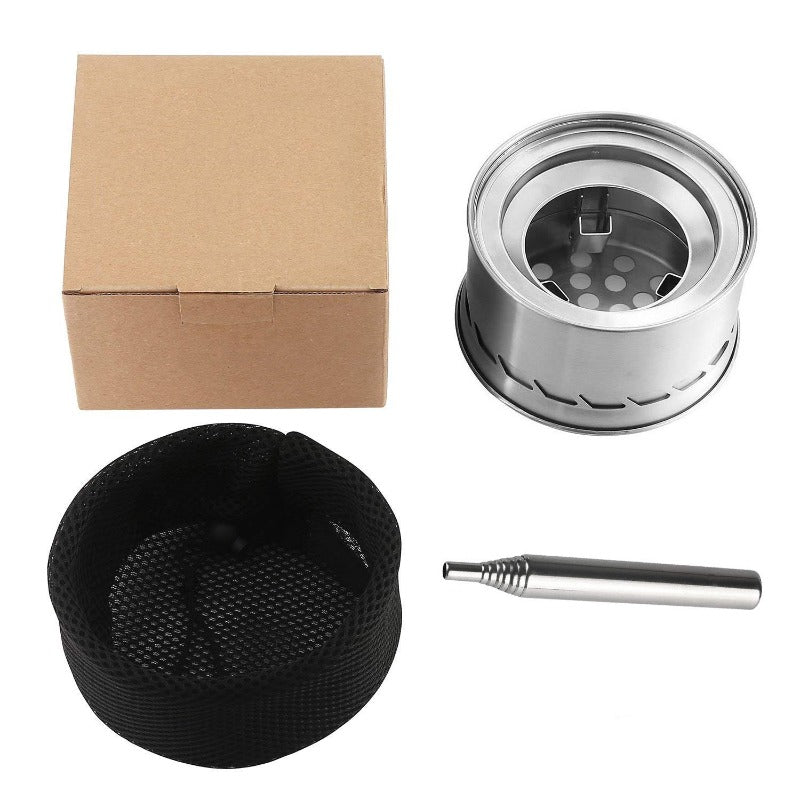 Outdoor Camping Furnace 15cm*20cm Deconstructable Wood Stoves Picnic-3