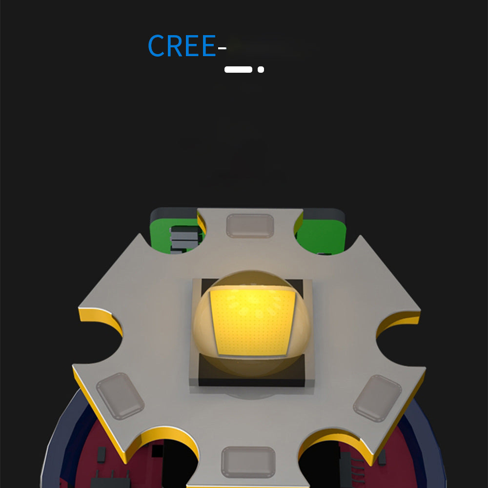 Titanium alloy ultra-bright flashlight with magnetic charging and secure magnetic attachment, designed for rugged durability and versatile hands-free illumination-3