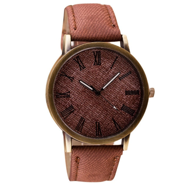 Simple Watch Business Men Retro Vogue Male WristWatch Cowboy Fashion Leather Analog Quartz Watch Man Clock